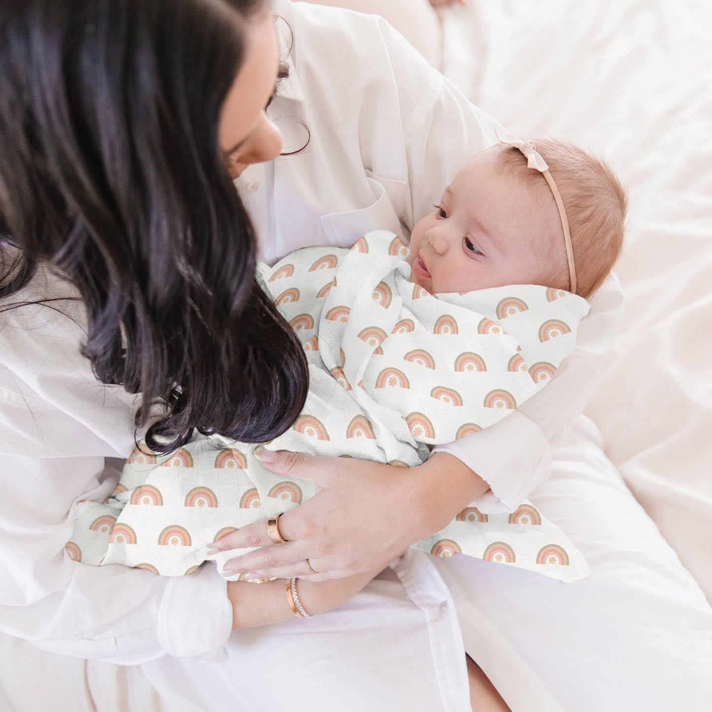 Swaddle Be Kind Rainbows