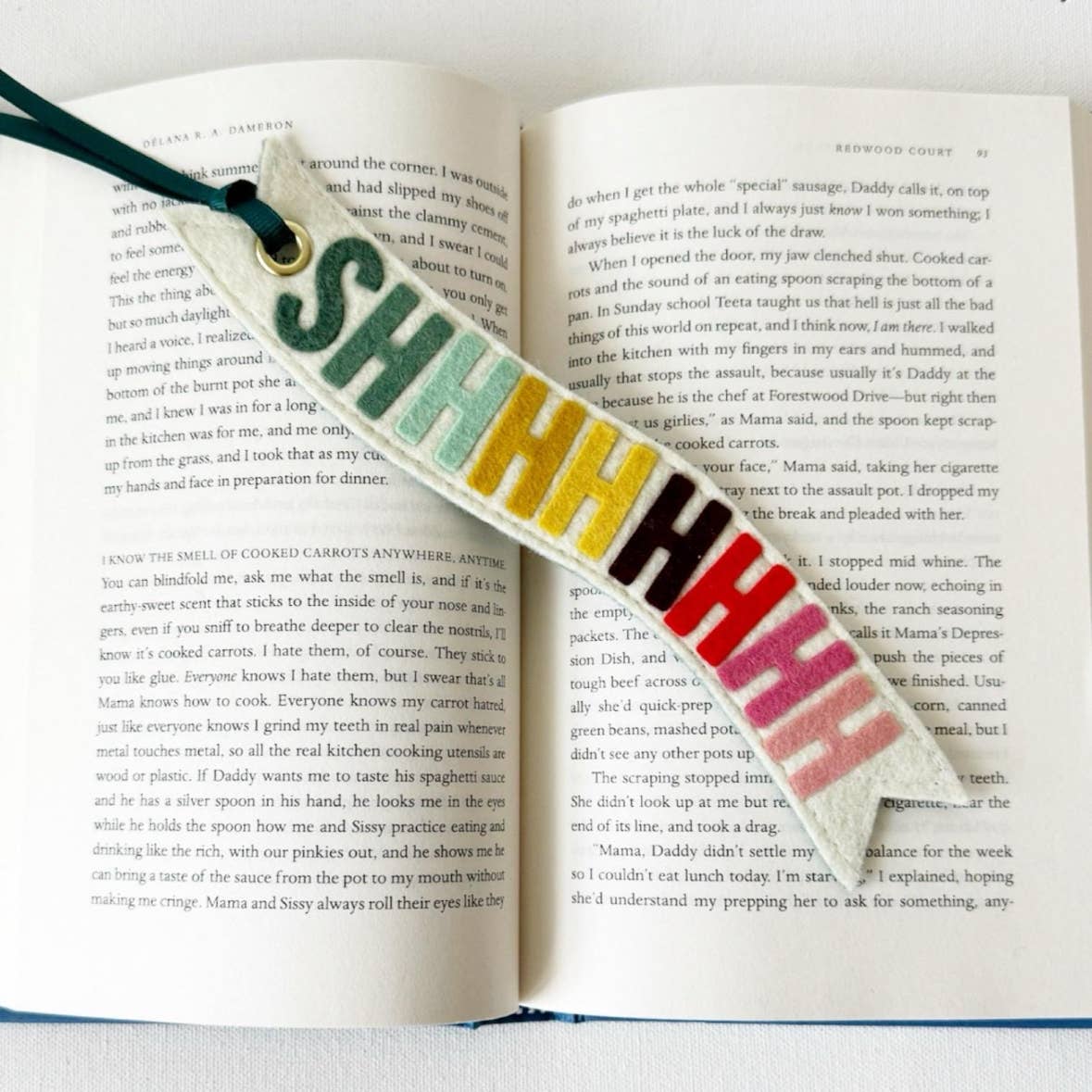 Shh… Felt Bookmark