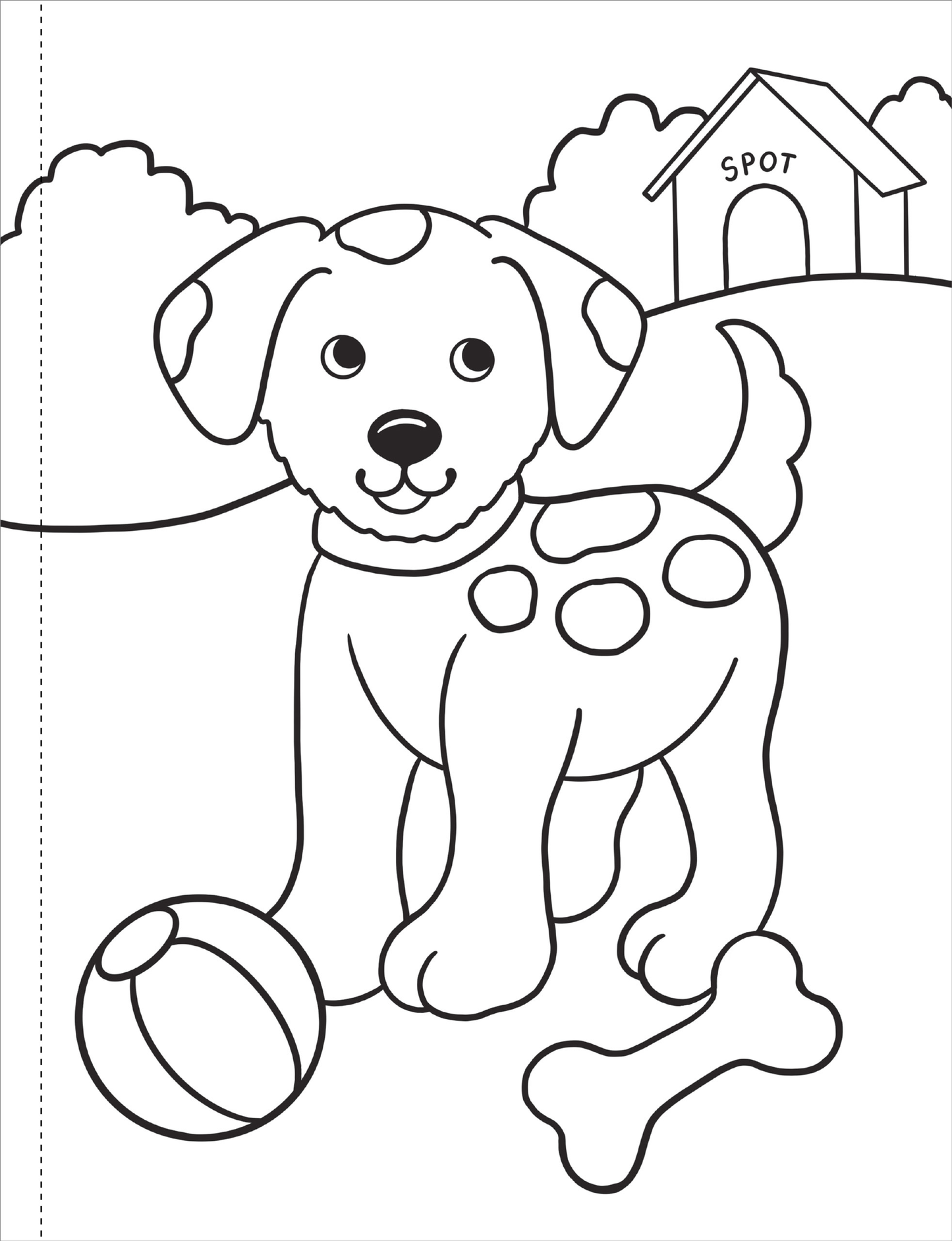 Animals, My First Coloring Book