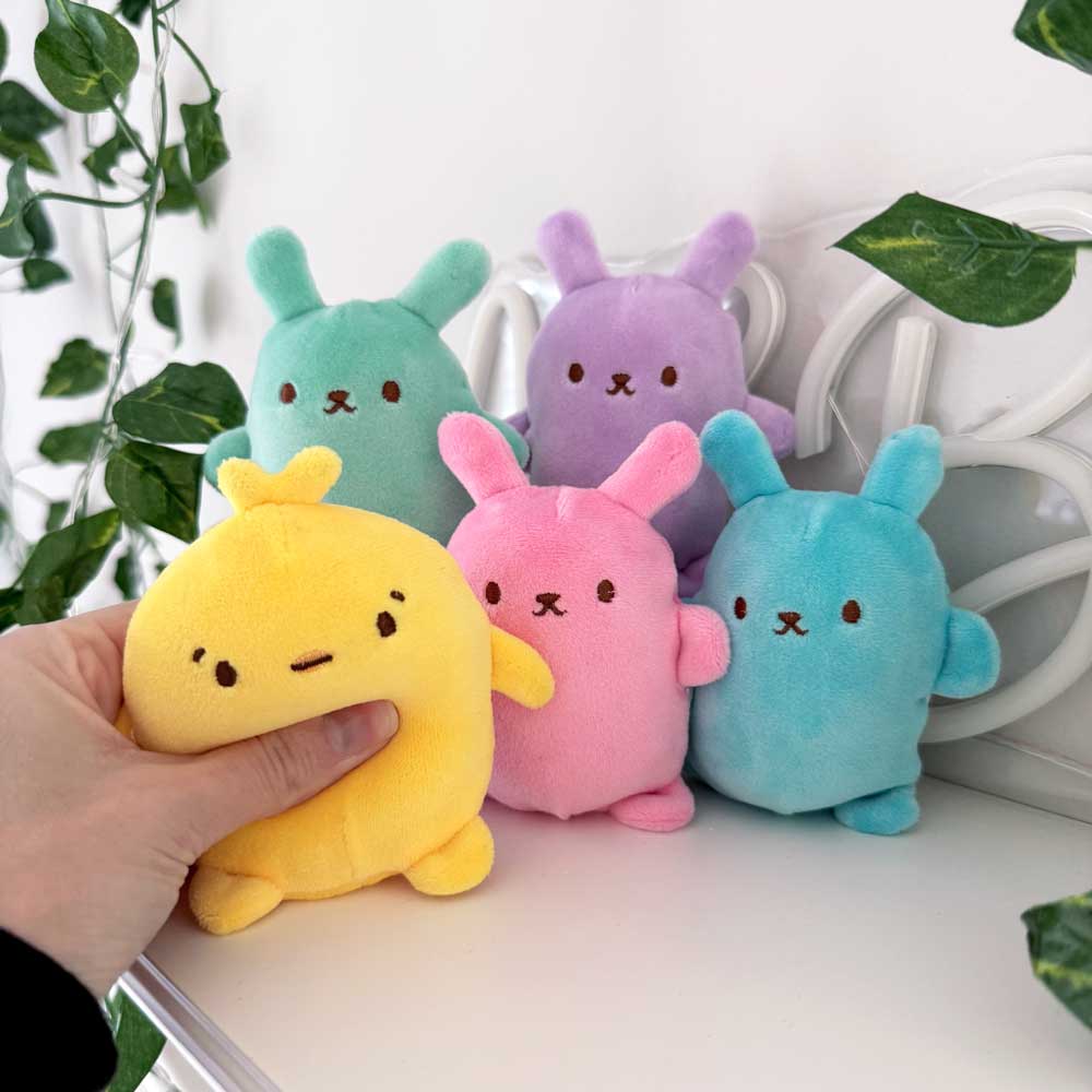 Easter Bunny Bubble Stuffed Squishy Friends