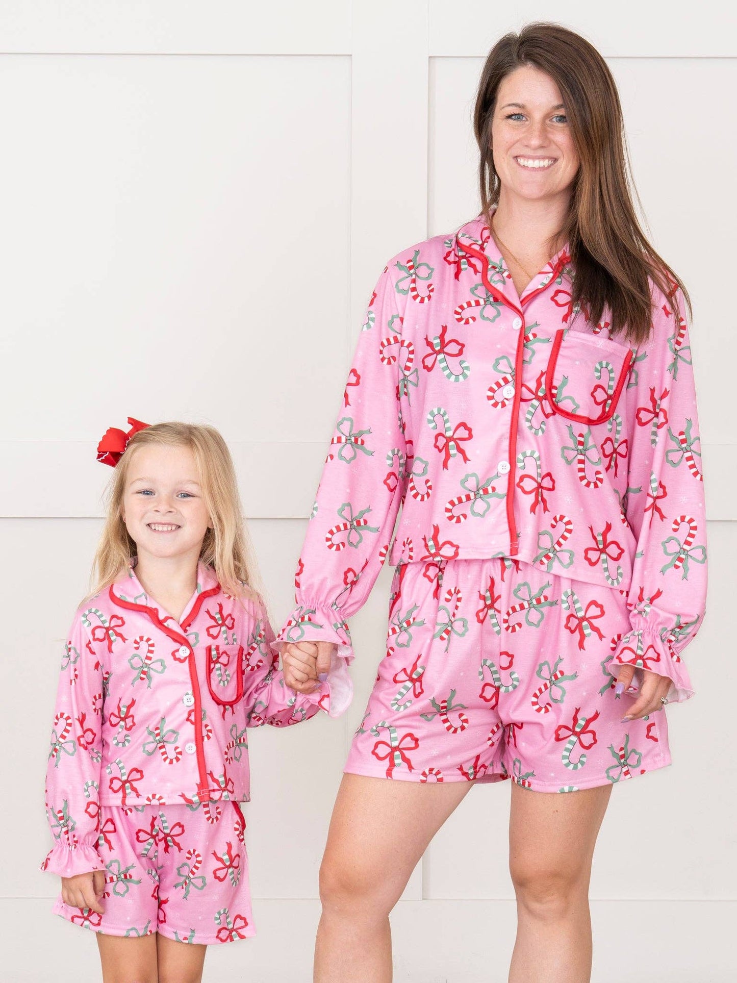Candy Cane Cutie Cropped Pajamas