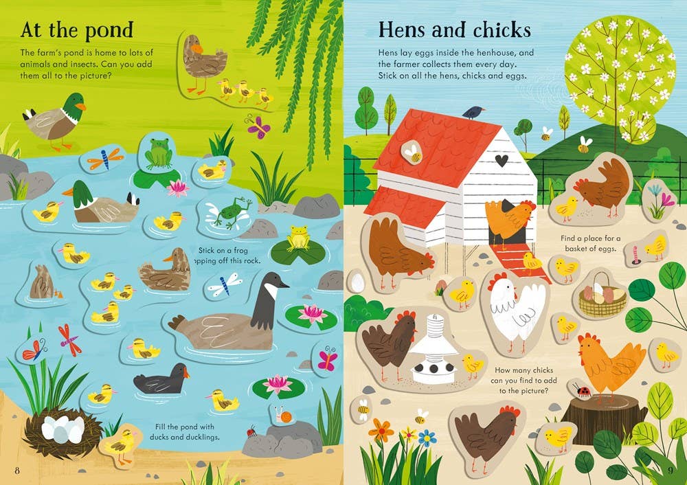 Farm Little First Stickers
