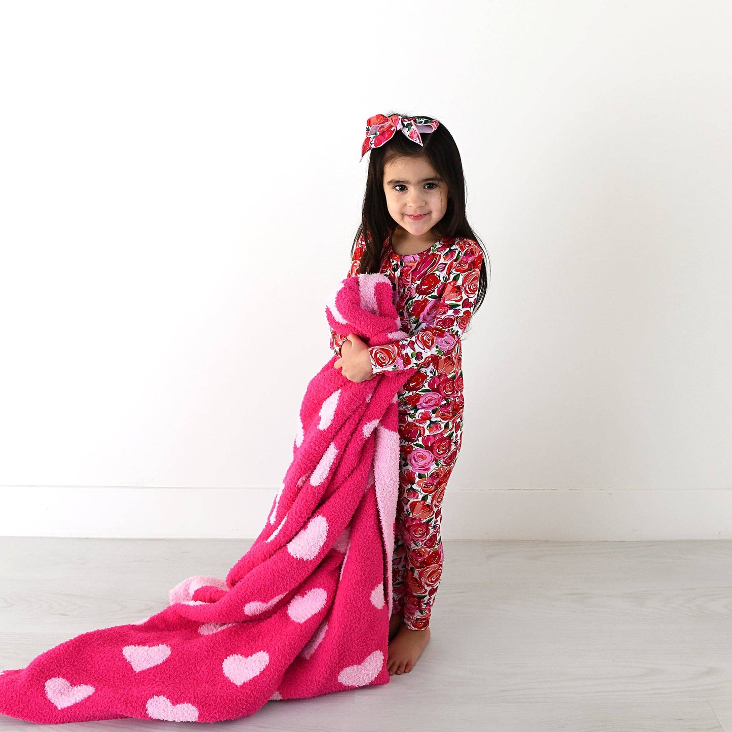 Rose Ruffle Two Piece Bamboo Toddler Outfit