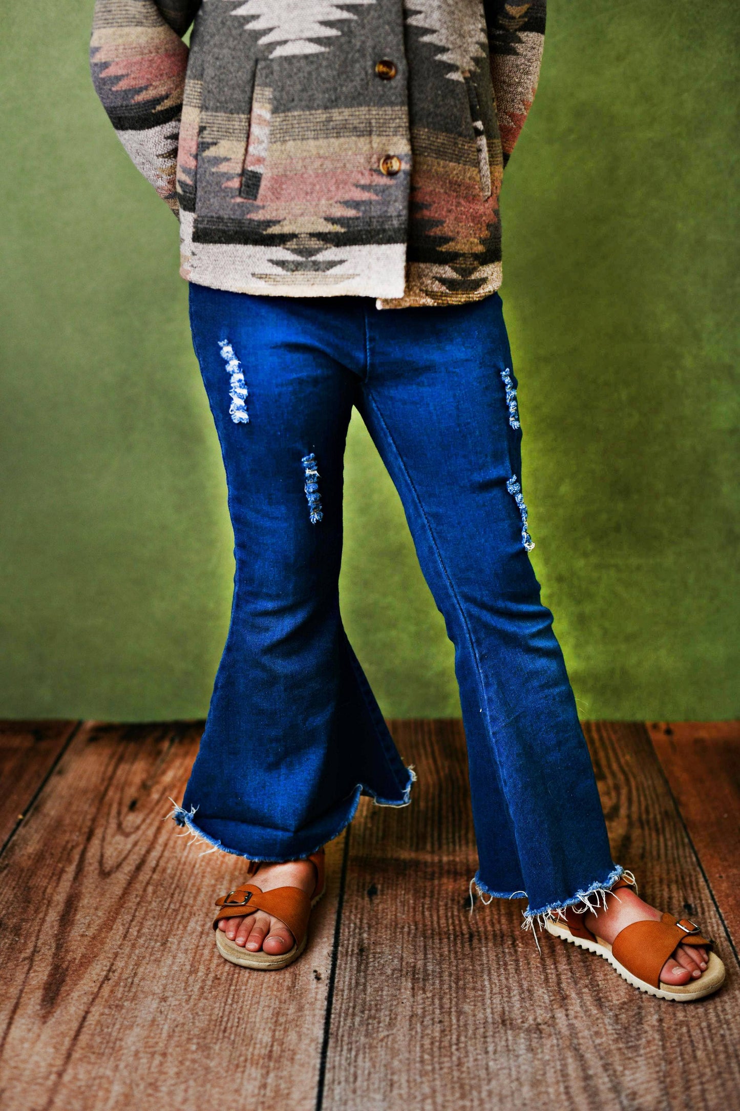Kids Pull-on Flare Denim Jeans