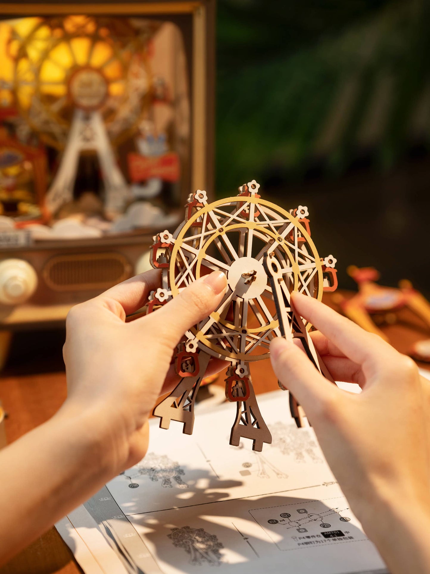 Sunset Carnival DIY Mechanical Music Box