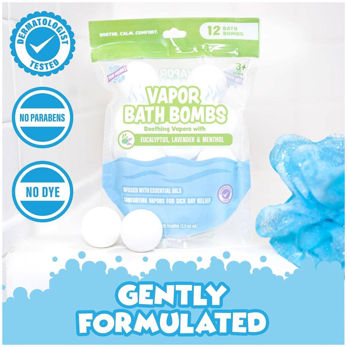 Aromatherapy Vapor Bath Bombs