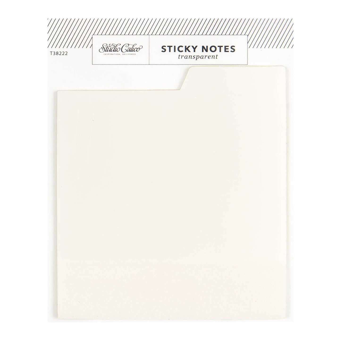 Clear - Tabbed Transparent Sticky Notes