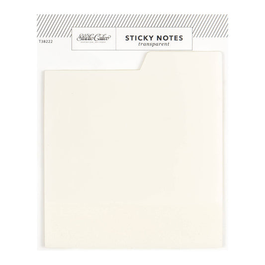 Clear - Tabbed Transparent Sticky Notes