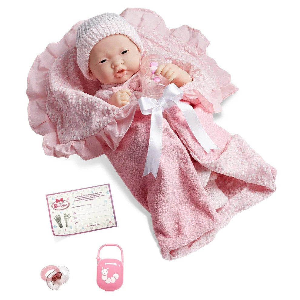 Pink Layette, La Newborn Soft Body Doll