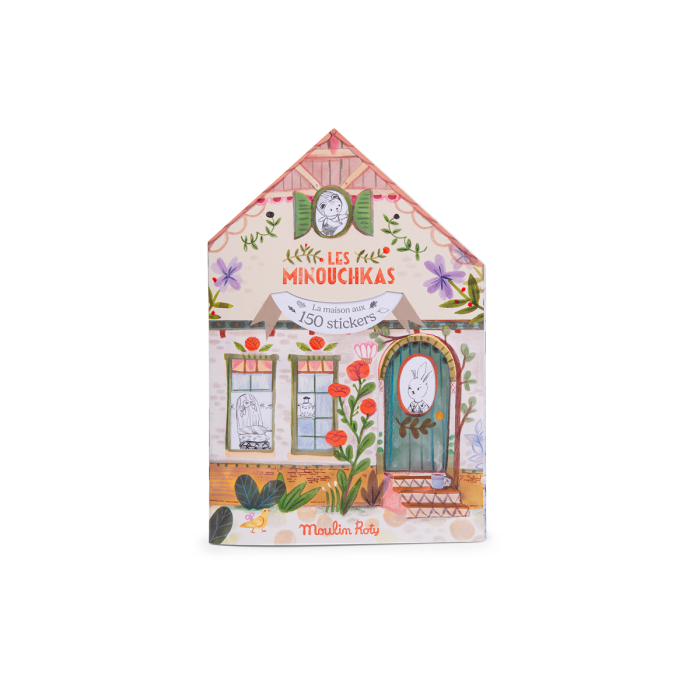 House Coloring Book & Stickers