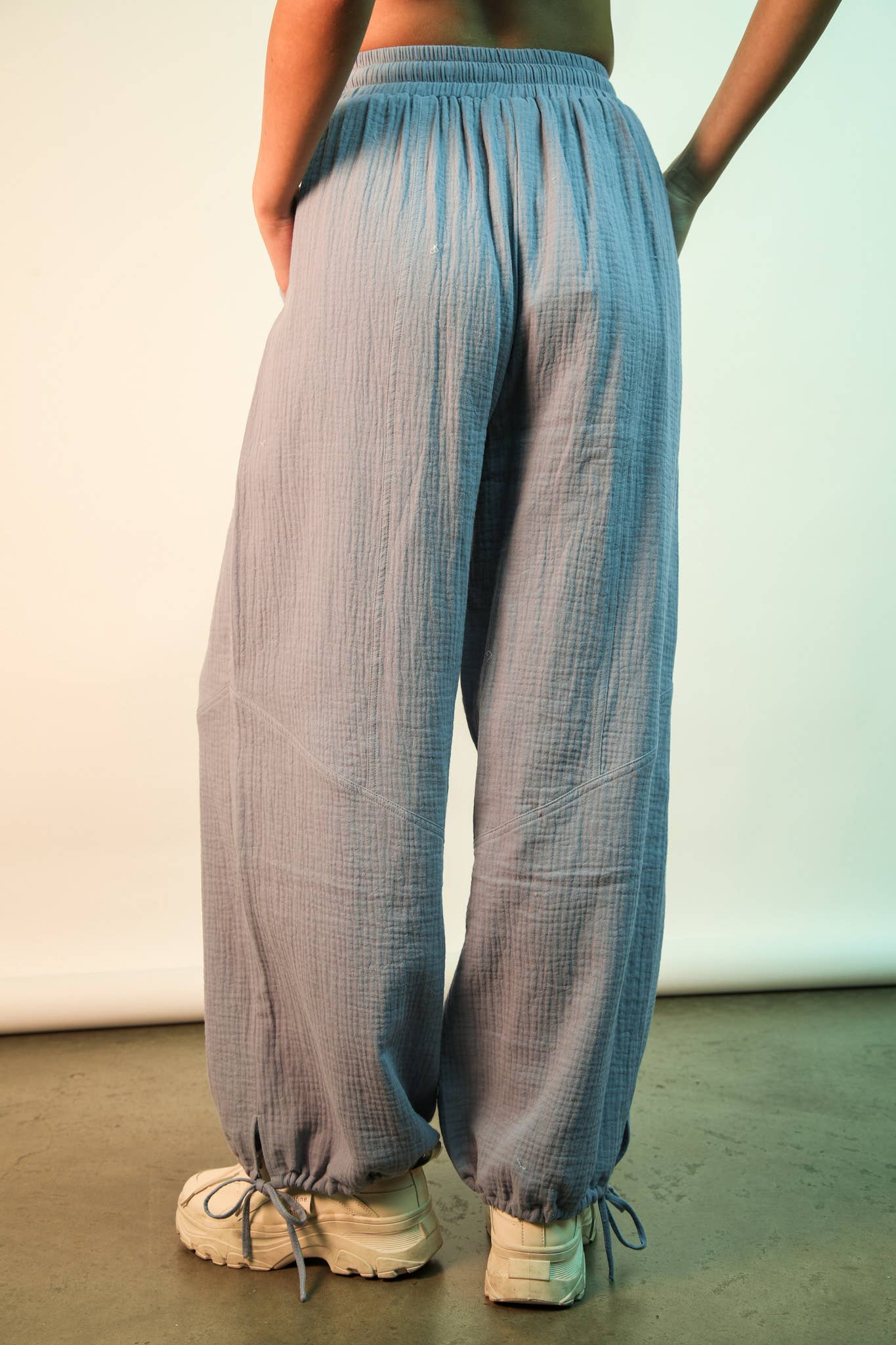 PL Wide Leg Gauze Pants