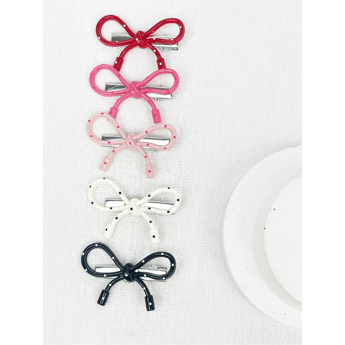 Knotted Bow Hair Clip
