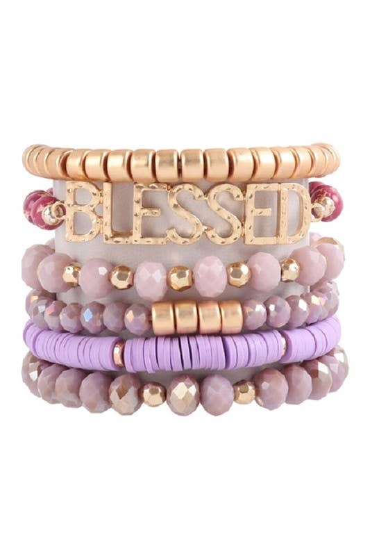 LR BLESSED CHARM BEADED BRACELET