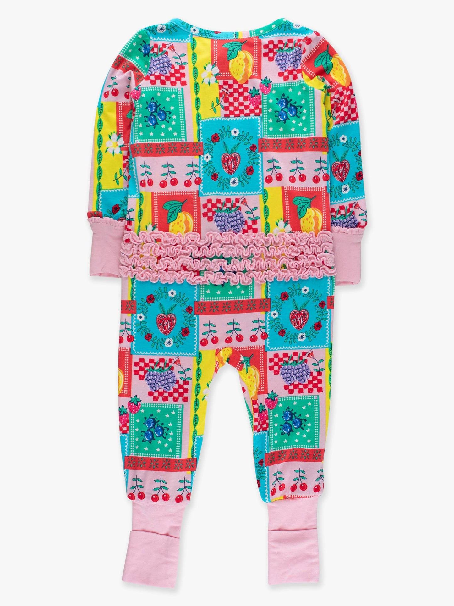 Picnic Party Patchwork Ruffle Pajamas