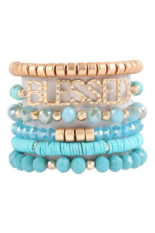 LR BLESSED CHARM BEADED BRACELET