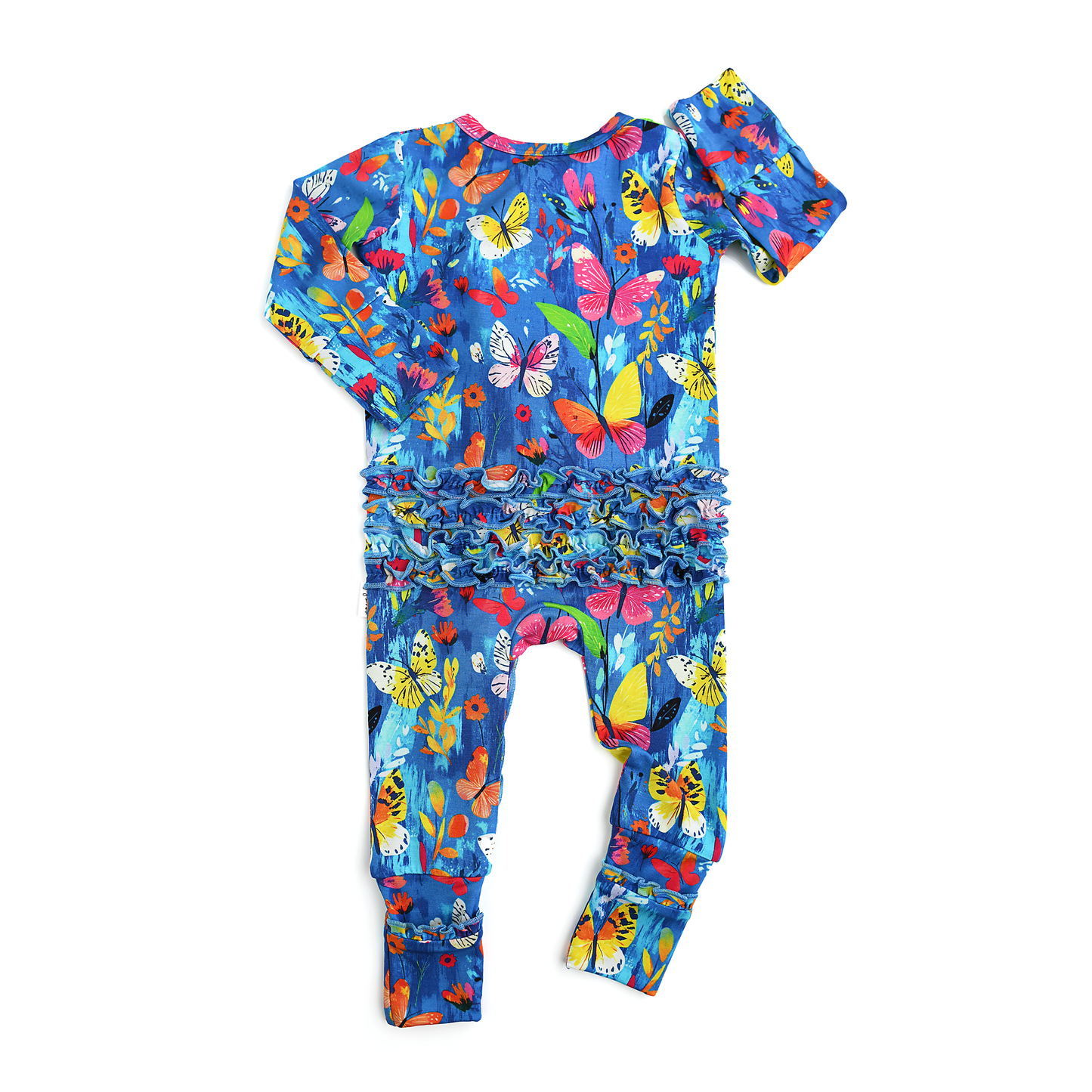 Aurora Butterfly Ruffle Zip