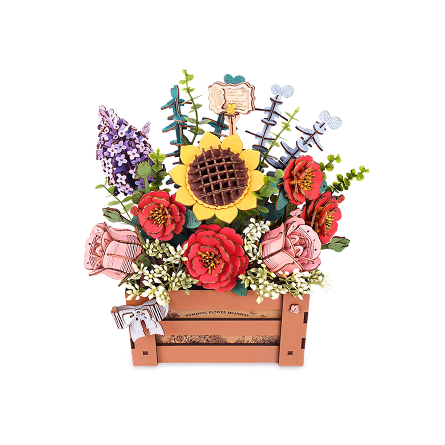 Bloom Box 3D Wooden Flower Puzzle