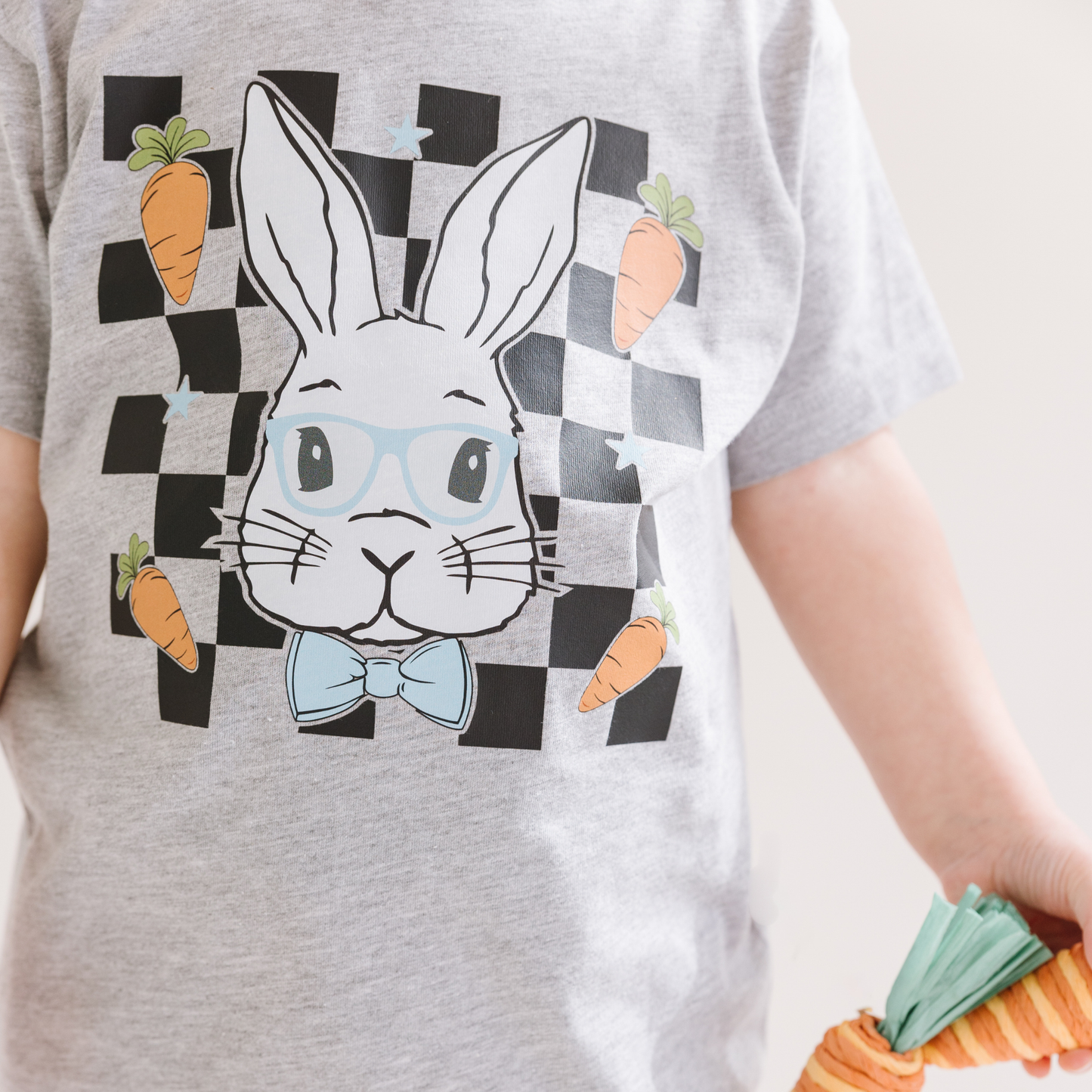 Cotton Tail Bunny Bow Tie Tee
