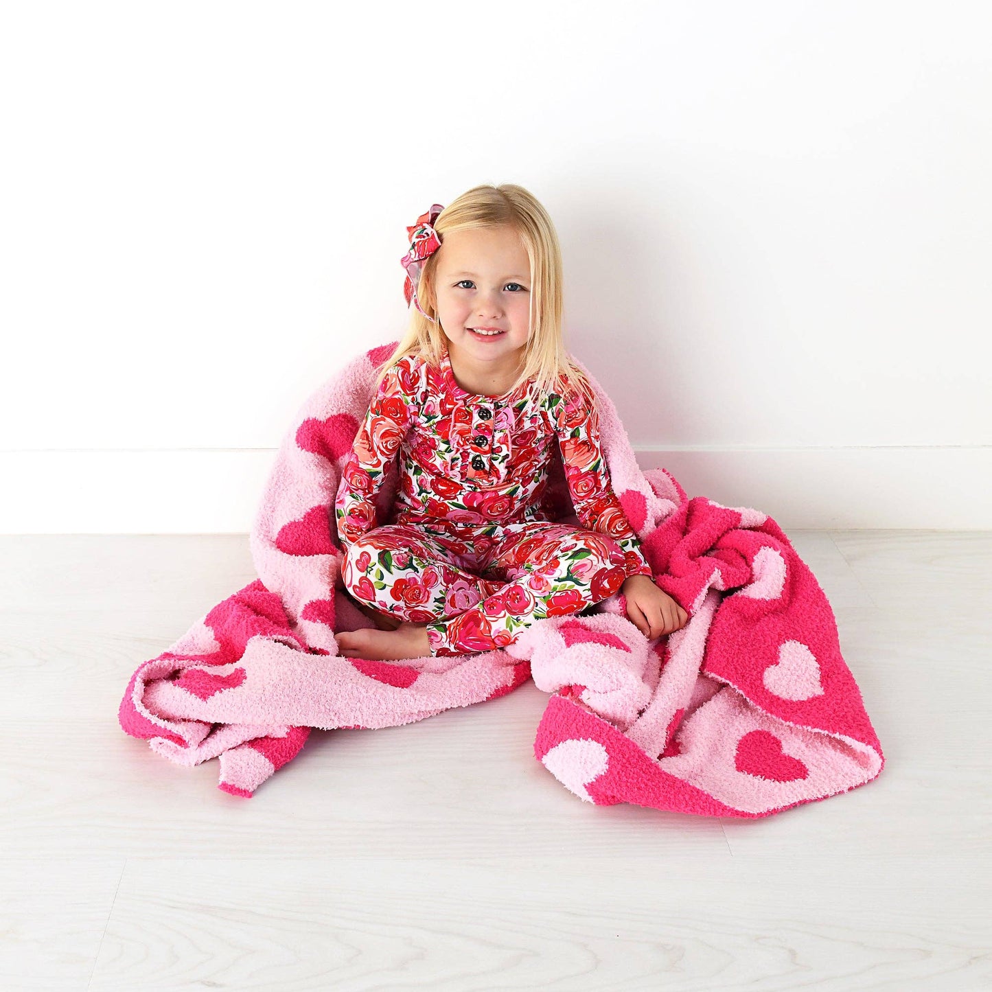 Rose Ruffle Two Piece Bamboo Toddler Outfit