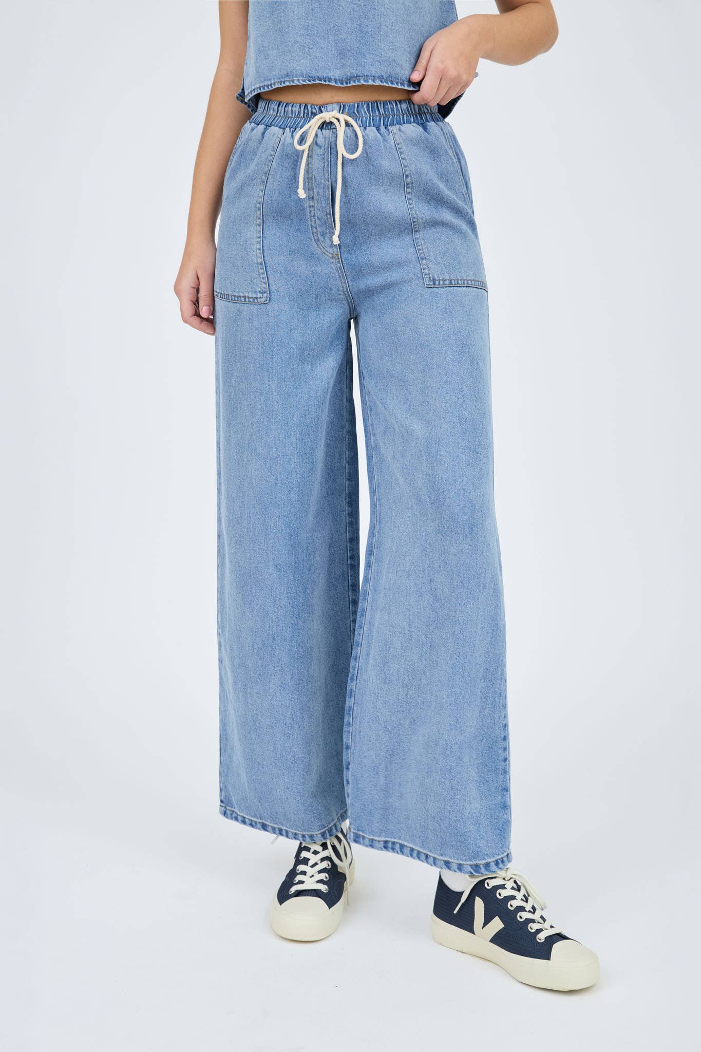 CHAMBRAY PANTS