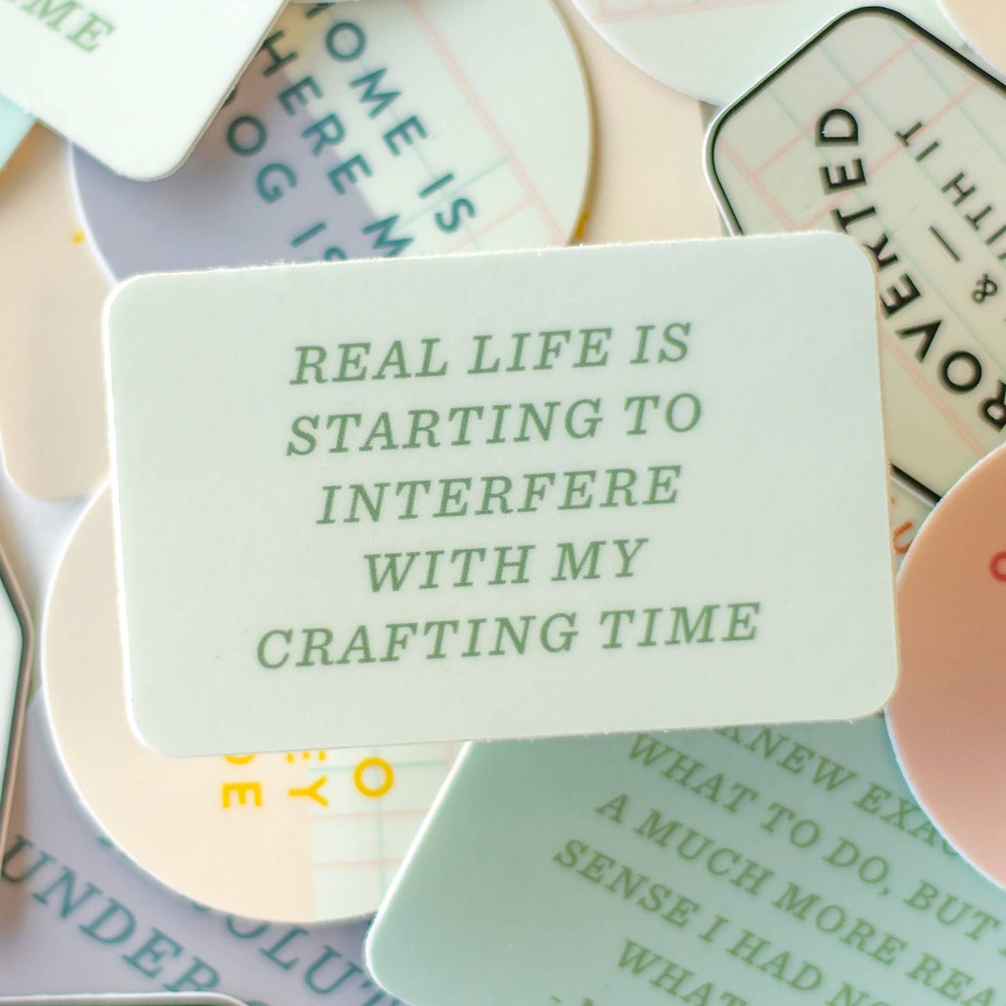 Real Life Is Starting To Interfere Sticker