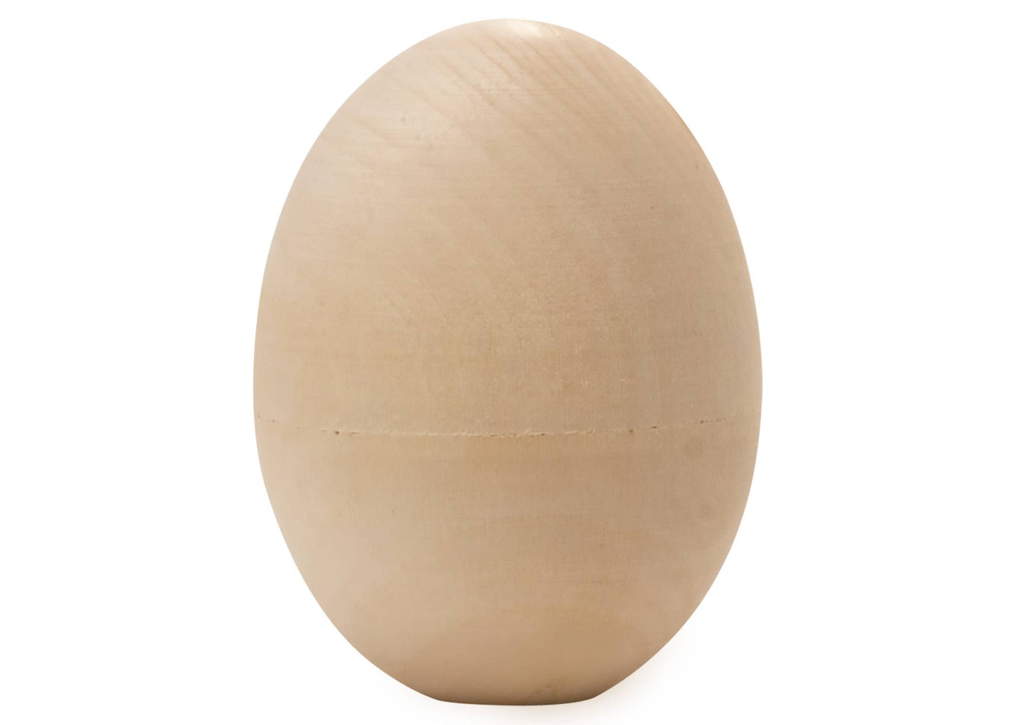 Solid Blank Wooden Egg 2.5"