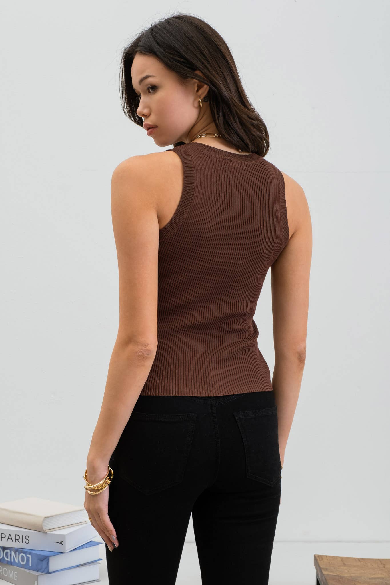 SWEATER KNIT TANK TOP