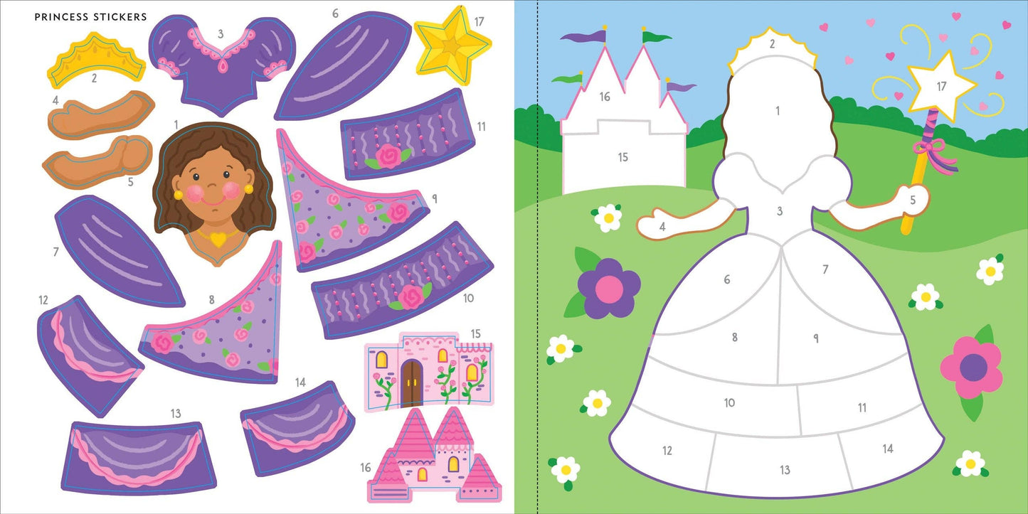 Unicorns & More First Color by Sticker Book