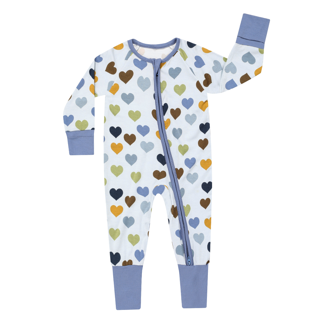 Blue Hearts Little Love PJs
