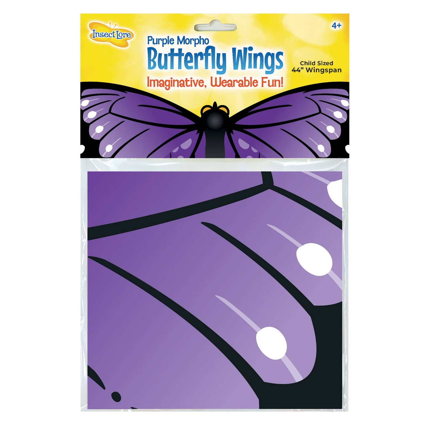 Purple Morpho Butterfly Wings