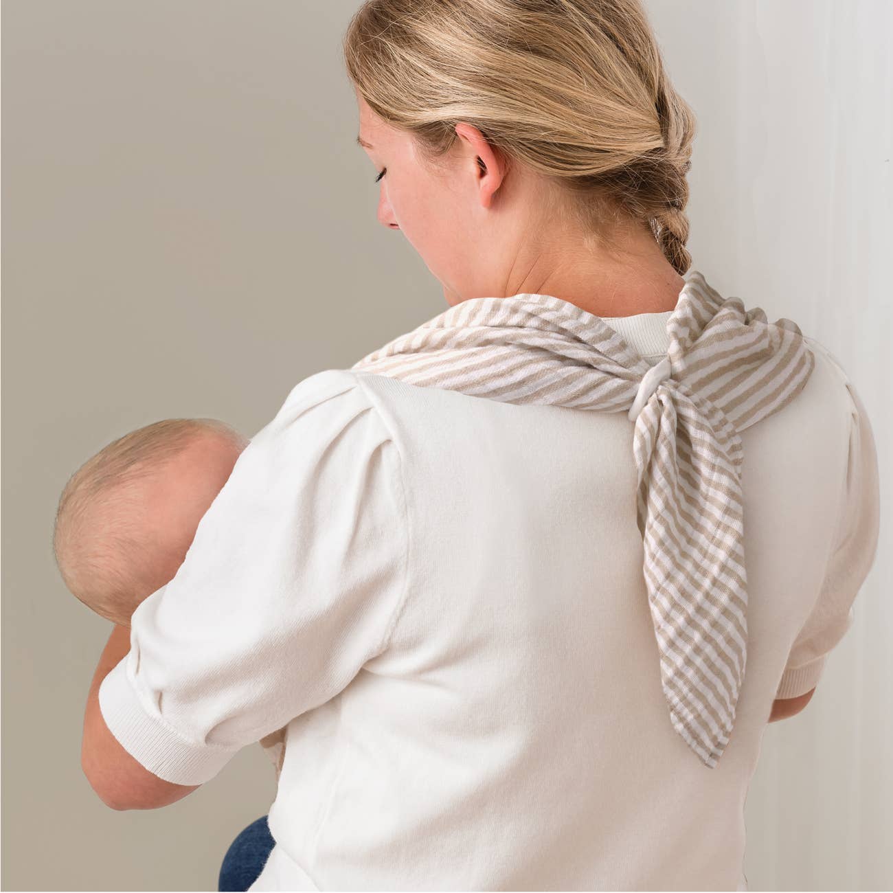 Chai Stripes Breastfeeding Boss