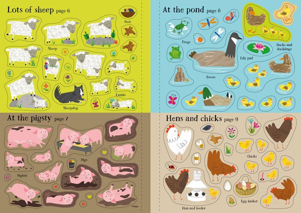 Farm Little First Stickers