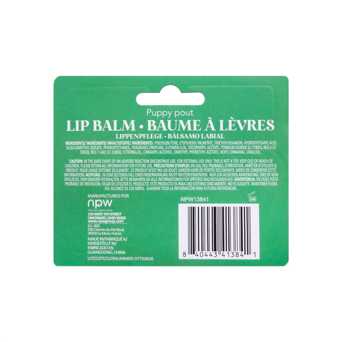 Puppy Pout Dog Lip Balm