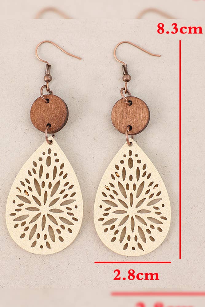 Bohemia Wooden Earrings