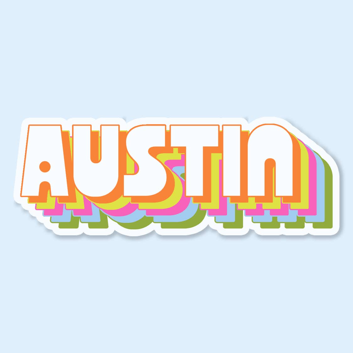 Retro FKLN Sticker