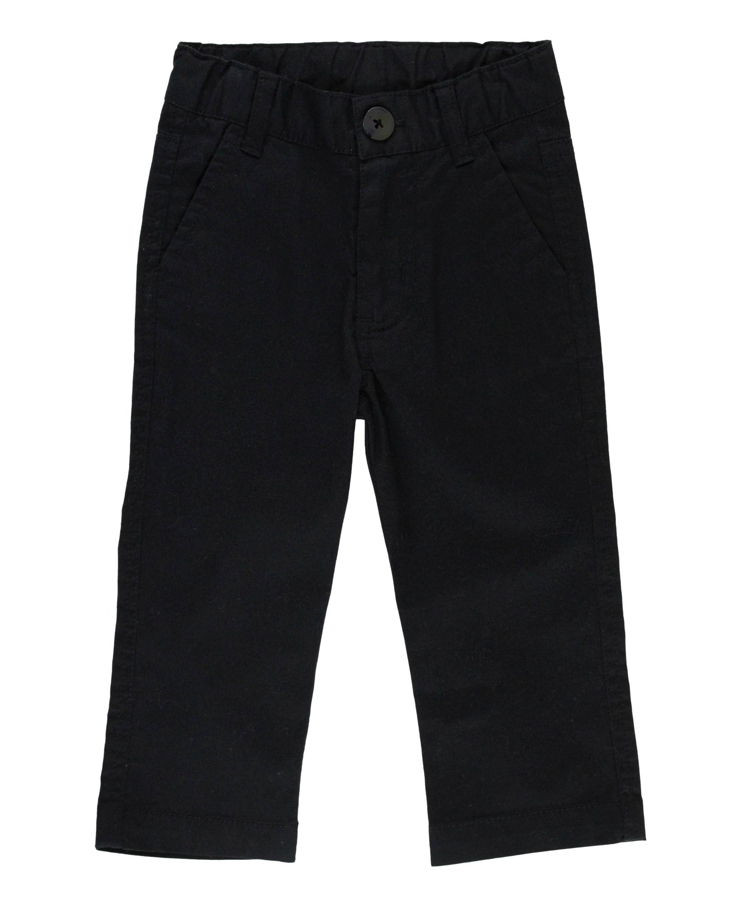 Black Stretch Chino Pants