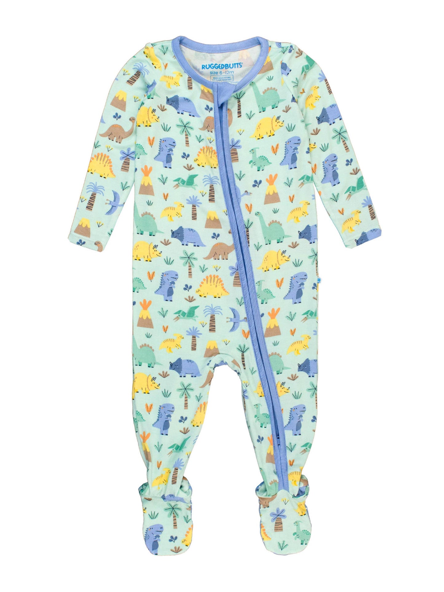 Dino-mite Dude Dinosaur Footed Pajama