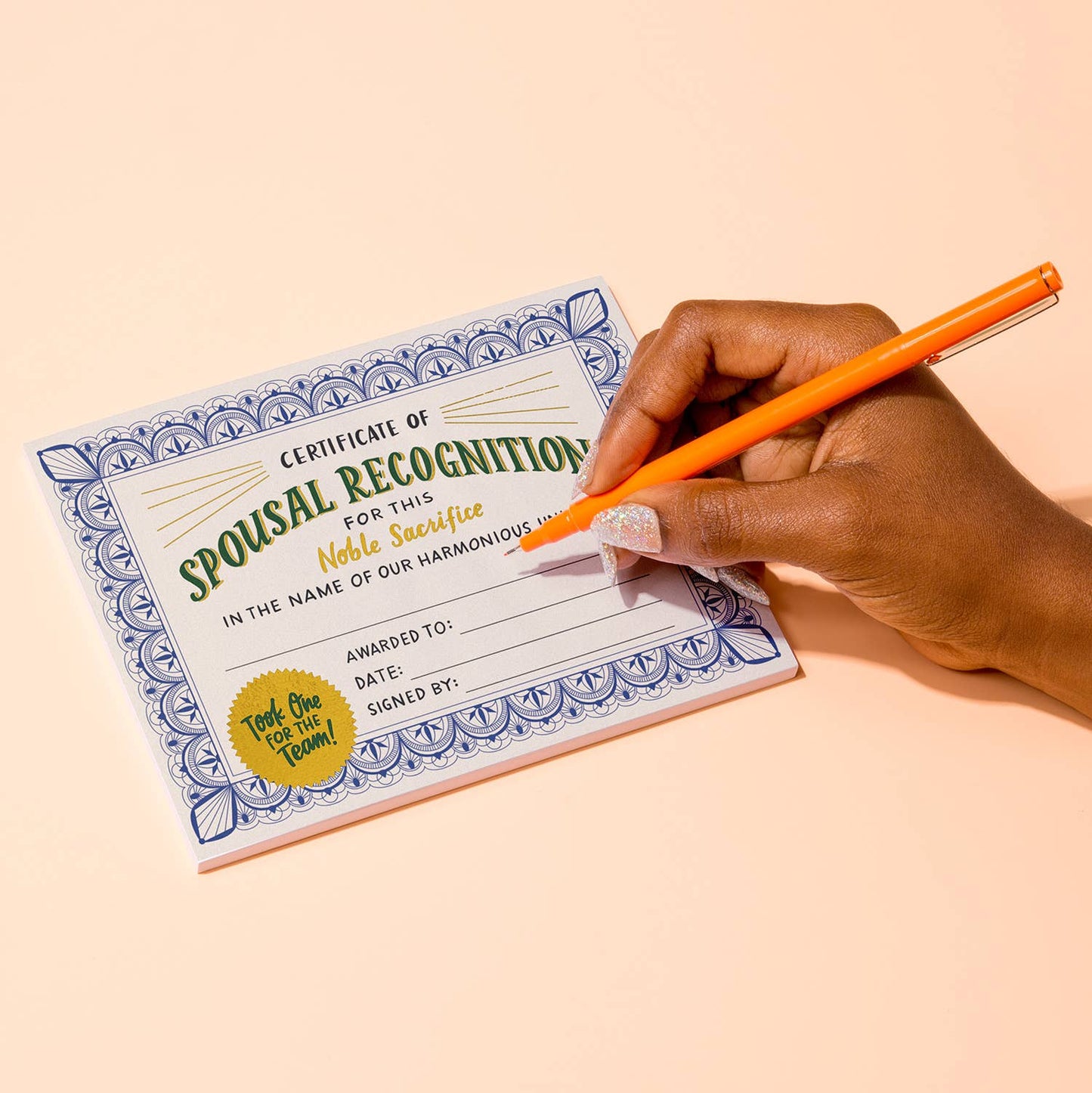 Spousal Recognition Certificate Notepad (Refresh)