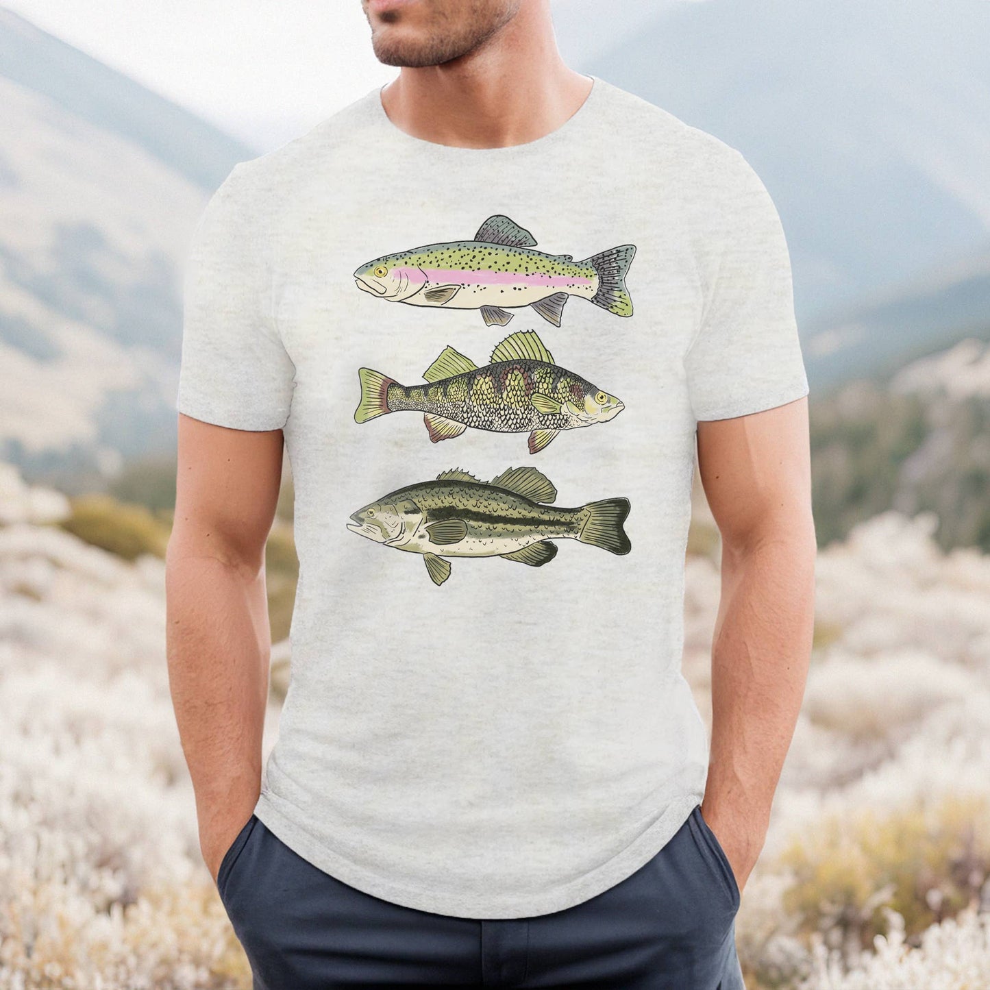 Three Fish Adult Tee