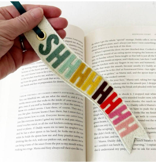 Shh… Felt Bookmark