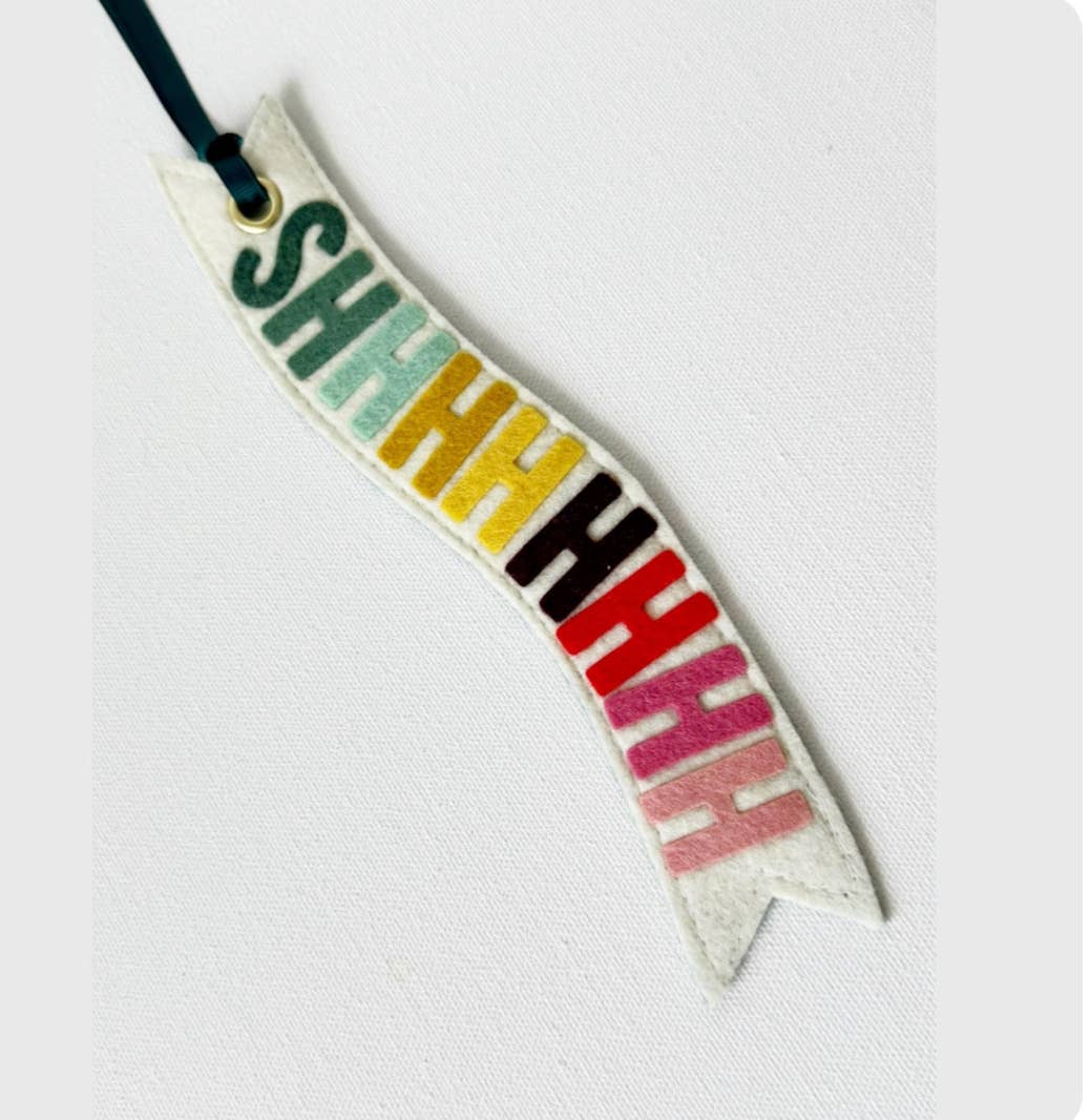 Shh… Felt Bookmark