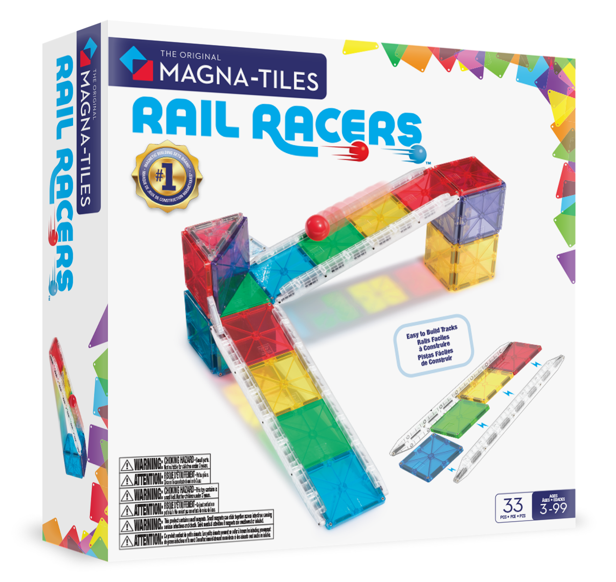 Rail Racers 33 pc Set