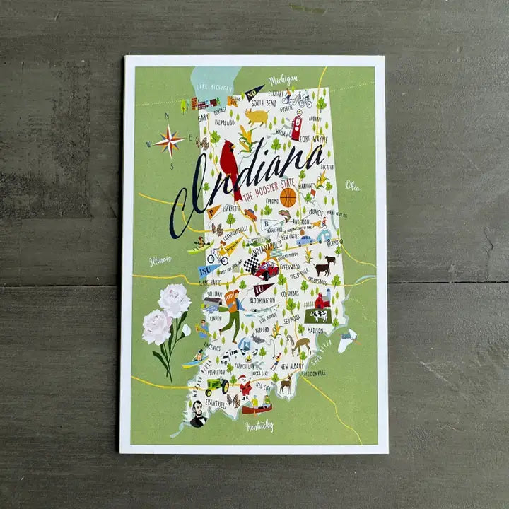 Indiana Note Card w/Envelope
