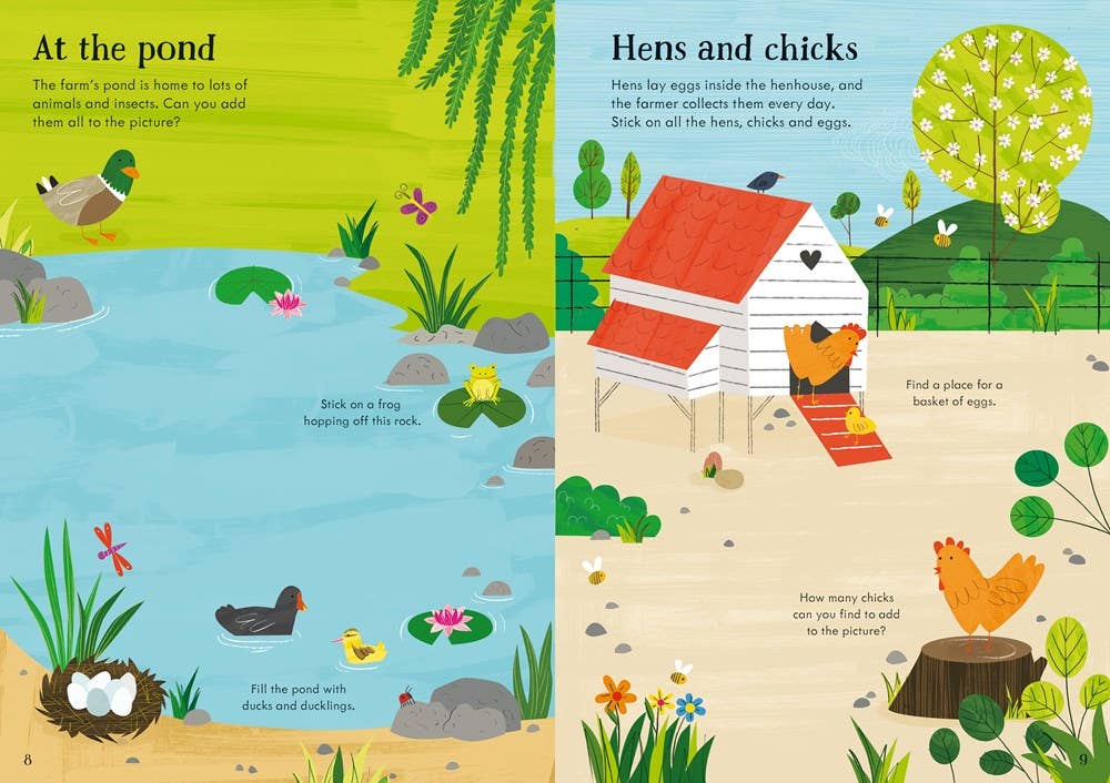 Farm Little First Stickers