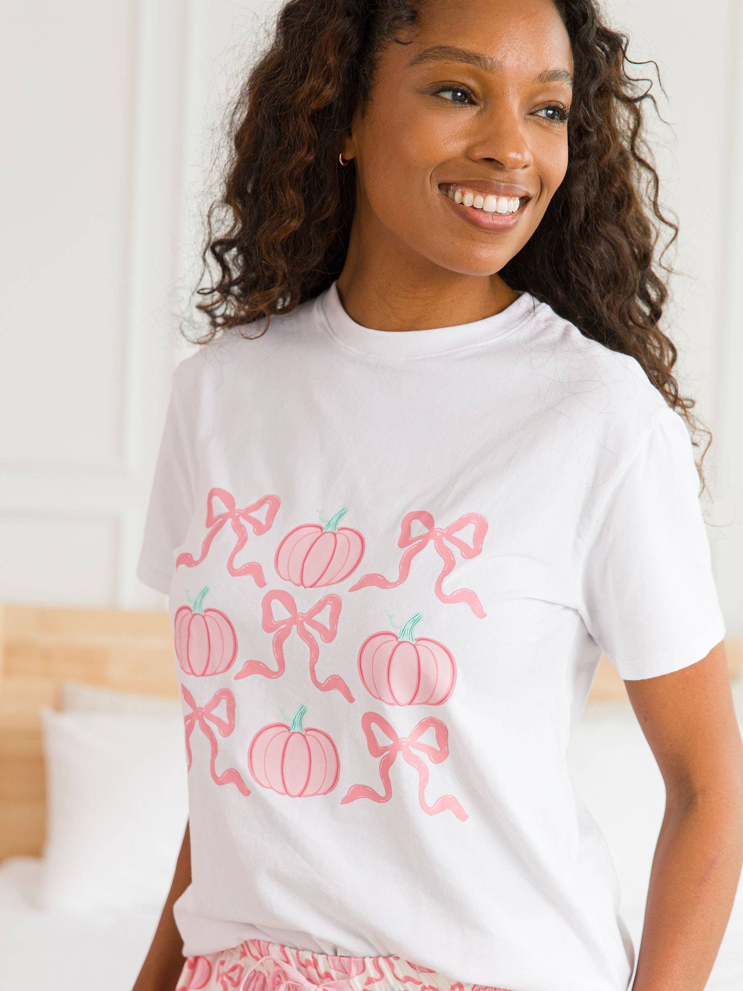 Pumpkin & Bows Tee
