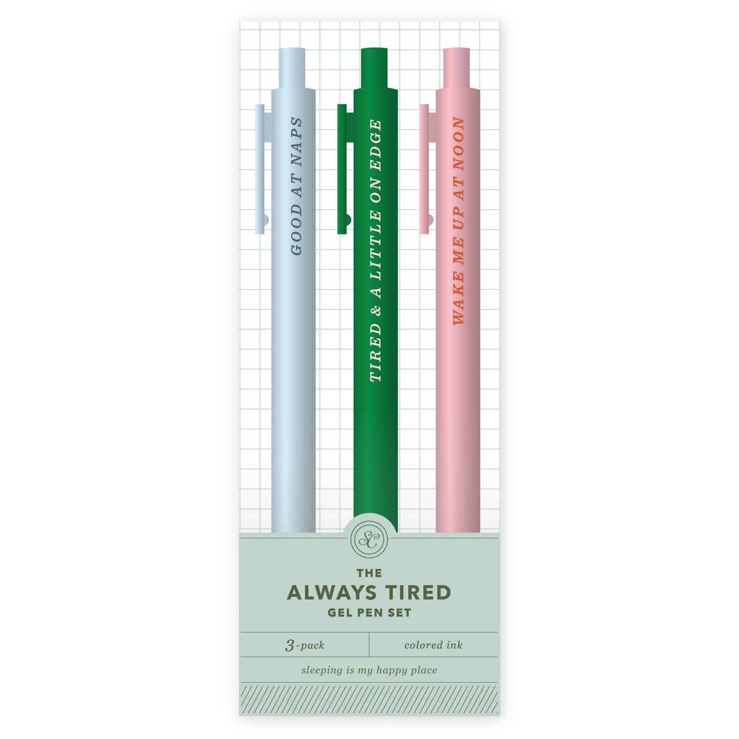 The Always Tired Pen Set