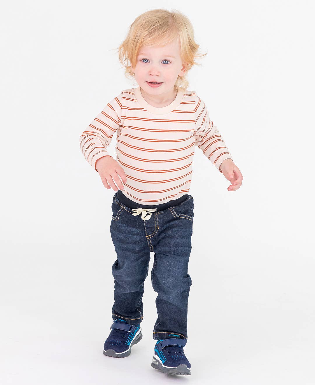 Medium Wash Pull-on Jeans