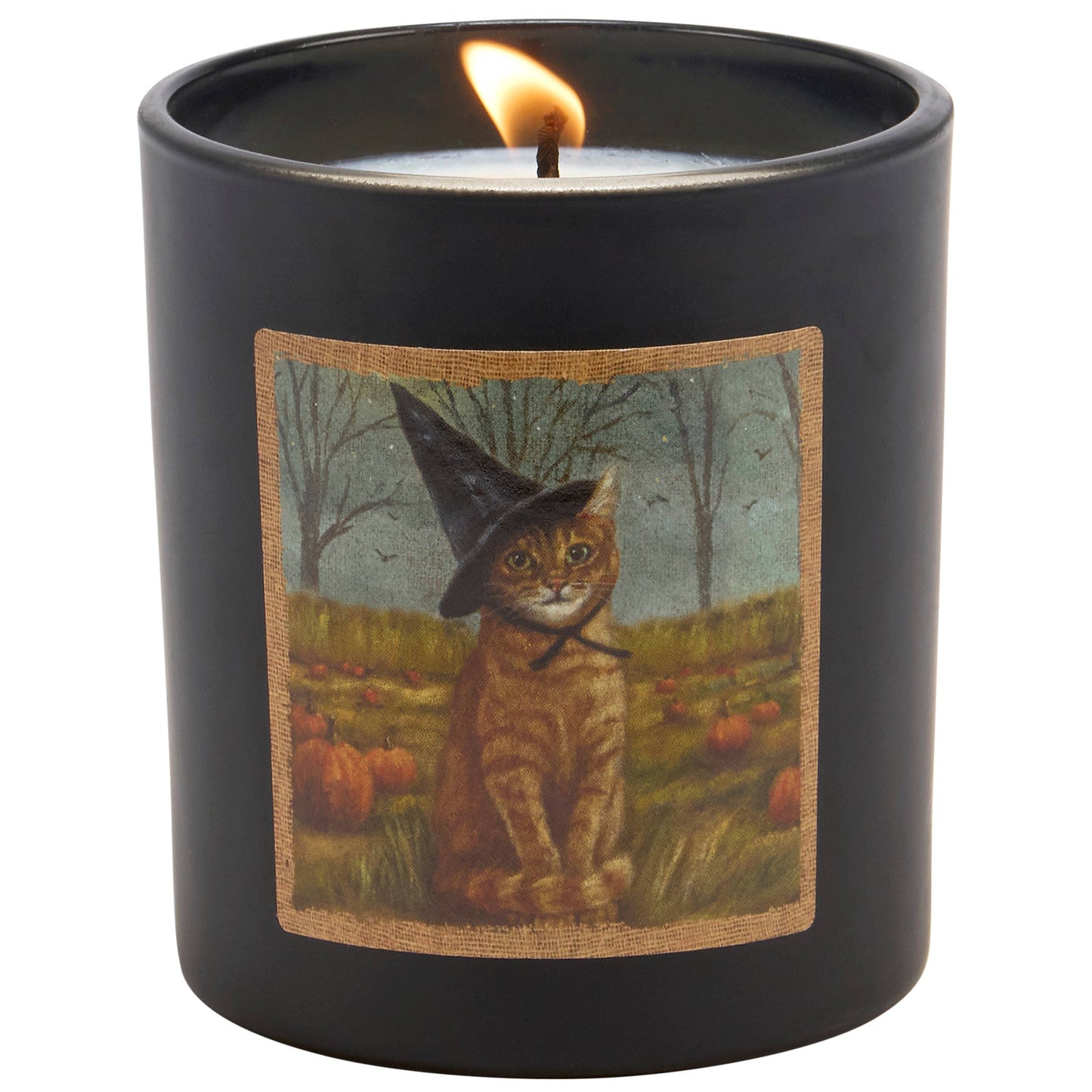 Cat As A Witch Candle