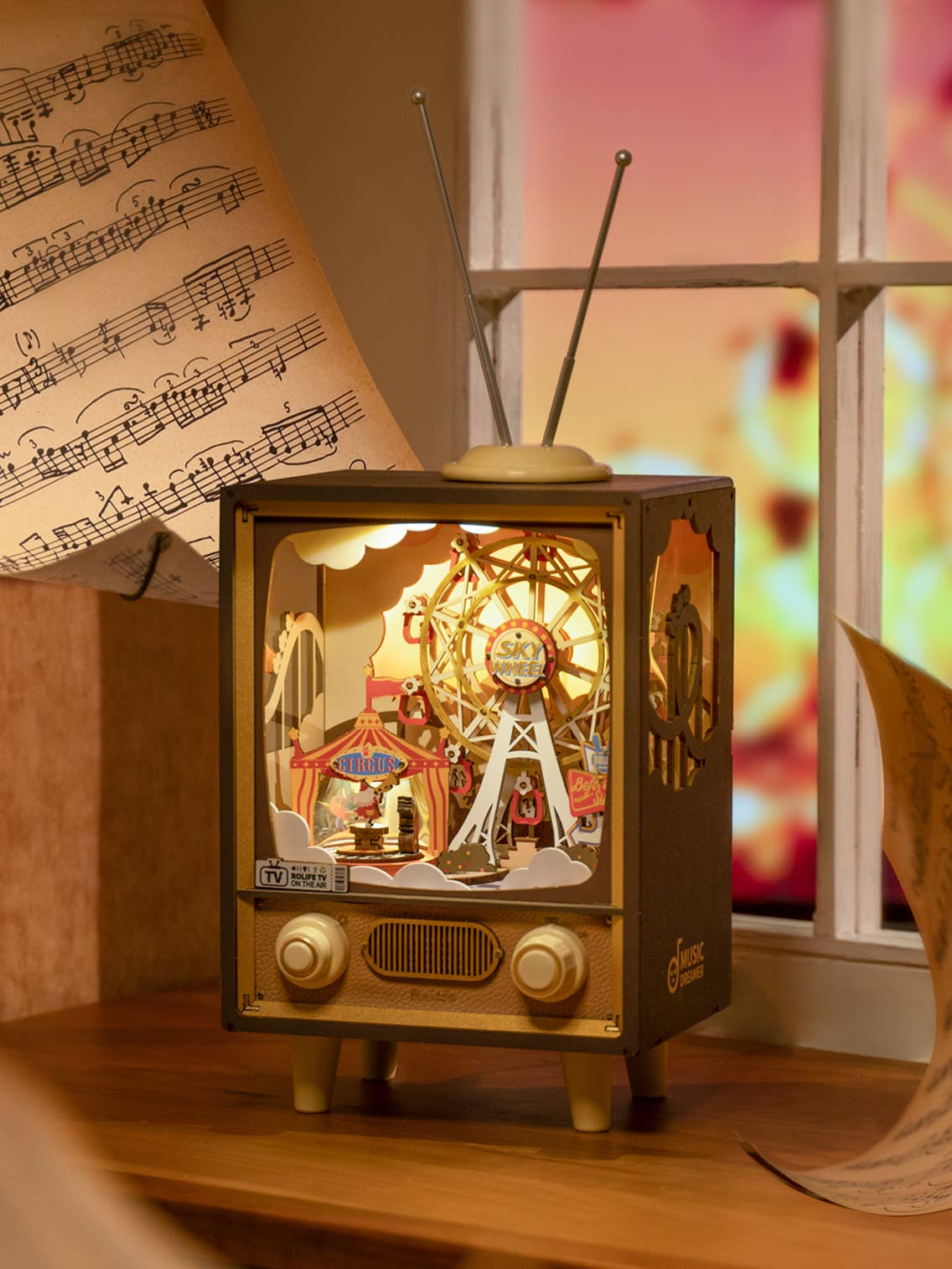 Sunset Carnival DIY Mechanical Music Box