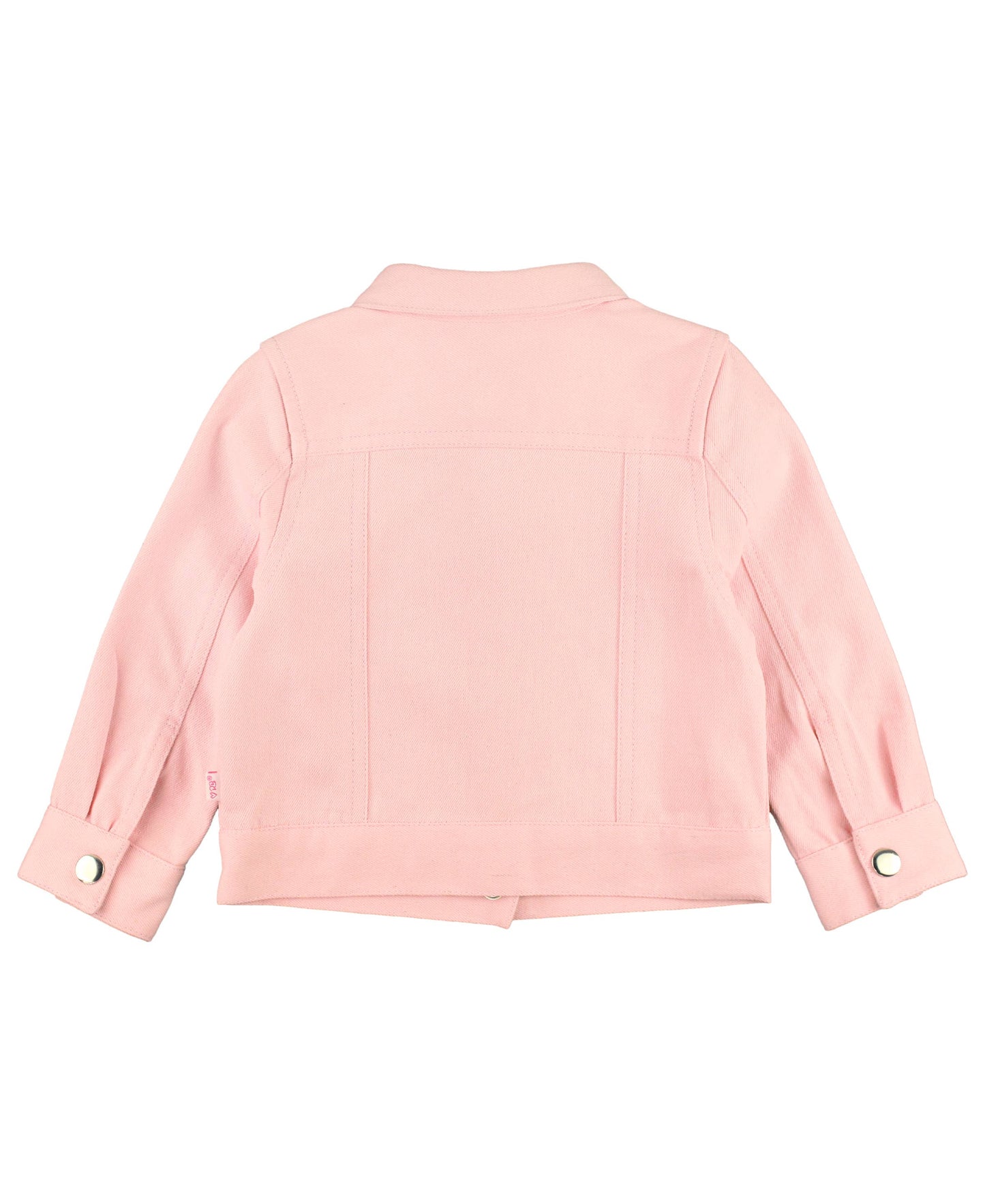 Pink Stretch Denim Jacket